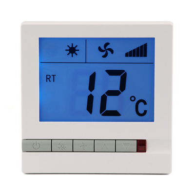 Κεντρική θερμοστάτης σπειρών ανεμιστήρων κλιματιστικών μηχανημάτων, θερμοστάτης δωματίων θέρμανσης ελέγχου θερμοκρασίας
