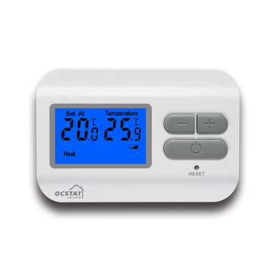 Υλική, ψηφιακή προγραμματίσημη θερμοστάτης δωματίων ABS για το σπίτι/γραφείο