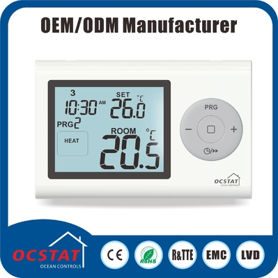230V 7 Day Programmable LCD Wired Digital Heating Electronic Room Thermostat