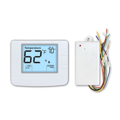 Anti-flammable PC ABS Material Non-programmable PTAC WIFI Thermostat with Wireless Operation at 915MHZ Frequency