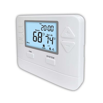 Riseem 7 Day Programming Air Source Heat Pump Smart Thermostat W2 Terminal Designations for Optimal Comfort and Energy Savings