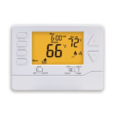Customizable 7 Day Programmable Thermostat Mounts On Wall Or Junction Box for Personalized Programming