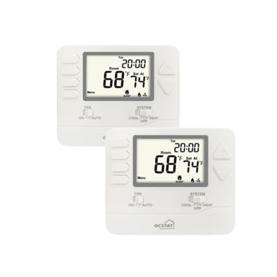 24V Riseem C Terminal Designations Computer Room Air Conditioning Thermostat Offering 1H1C Stages H C Conventional Operation For Server Room Climate Management