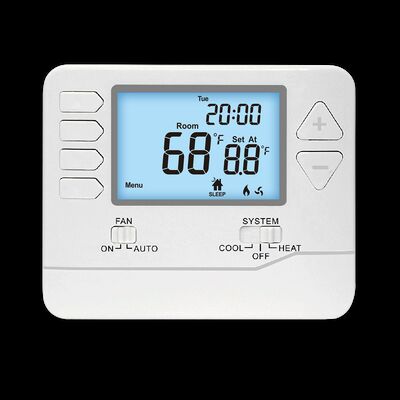Energy Saving 7 Day Programmable Thermostat Designed for Conventional Application Type Ensuring Climate Management and Cost Reduction