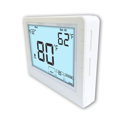 Conventional Electronic Room Thermostat with 7 Day Programming and Mounts On Wall Or Junction Box Ensuring Energy Climate Control