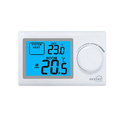 120 X 77 X 28 Mm Wireless Room Thermostat RF Wireless Boiler Thermostat Receiver 230VAC 50HZ Designed for Heating Regulation