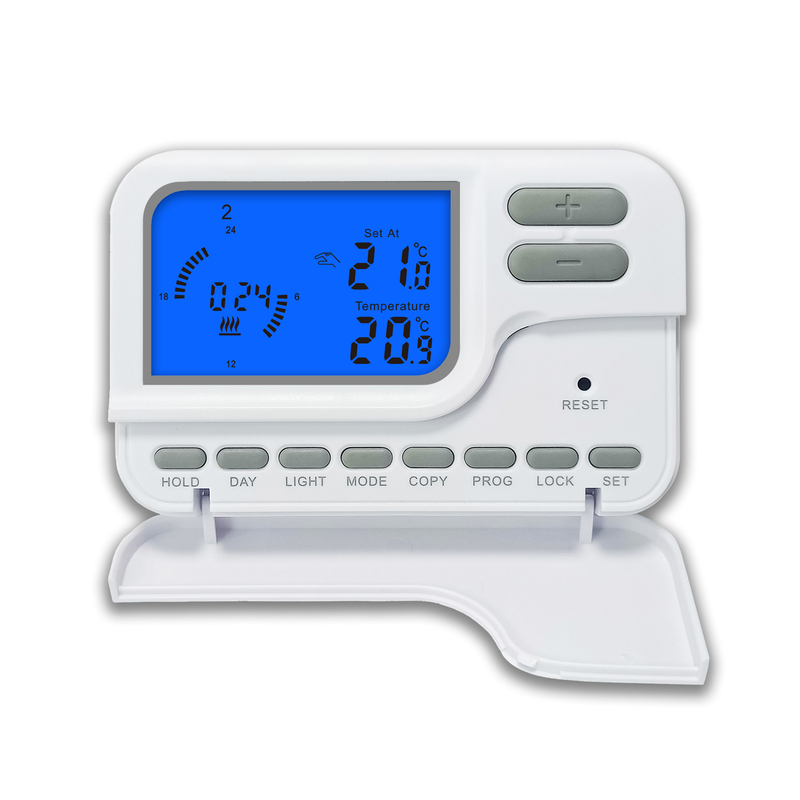 LCD Digital Display Wired Temperature Controller For HVAC System Temperature Management