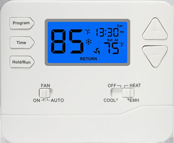 Efficiently Control Your Heating System with HVAC Thermostat ±1℉ Display Accuracy Guaranteed