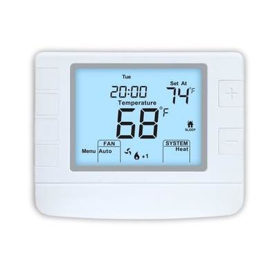 Riseem ABS 24V καλωδιωμένη θερμοκάμαρα IP20 μη προγραμματιζόμενη STN1320 24V λευκή χρώμα θερμοκάμαρα μη προγραμματιζόμενη θερμοκάμαρα κλιματιστικό θερμοκάμαρα θέρμανσης δωματίου