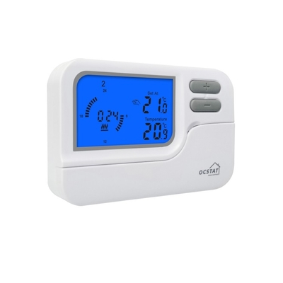 Riseem LCD εξοικονόμηση ενέργειας εύκολο στη λειτουργία προγραμματιζόμενο θερμοστάτη δωματίου για θερμαντικό στοιχείο