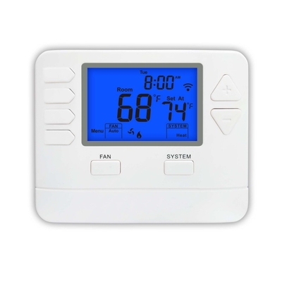 Riseem WiFi Δουλειά με Alexa ABS 24V LCD HVAC Ψηφιακό 7 Ημερών Προγραμματισμός WiFi Control Οικιακό θερμοστάτη για το σύστημα HVAC