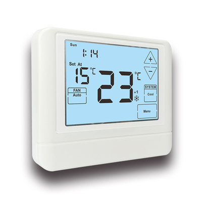 Ψηφιακός θερμοστάτης θέρμανσης 24V LCD με οθόνη αφής, εβδομαδιαίου προγραμματισμού