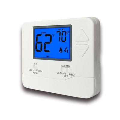 Riseem 24V PTAC Units Wired Non Programmable Thermostat Compatible With 2H1C Heat Pump Without Auxiliary Or Emergency Heat Ensuring HVAC Operation