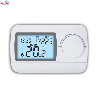 230V 7 Ημέρες Θερμοστάτη με καλωδίωση Θερμοστάτη που παρέχει ακριβή παρακολούθηση και έλεγχο της θερμοκρασίας για την υποστήριξη της θέρμανσης και της εξοικονόμησης ενέργειας