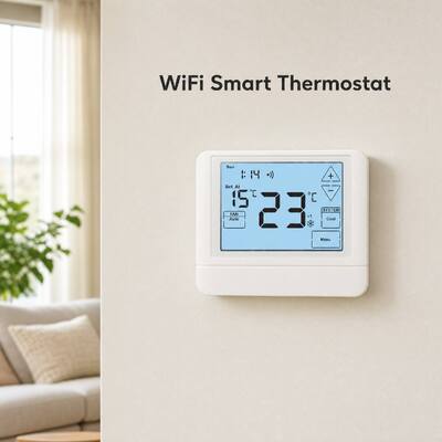 Tuya WIFI Smart Temperature Controller 7 Day Touch Screen Thermostat Τροφοδοσία 50 60Hz Σχεδιασμένο για Εφαρμογές Θέρμανσης και Ψύξης Ακριβείας