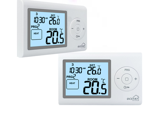 Riseem Intelligent Electric Room 7 ημέρες Προγραμματιζόμενος θερμοστάτης για σύστημα θέρμανσης PC+ABS υλικό