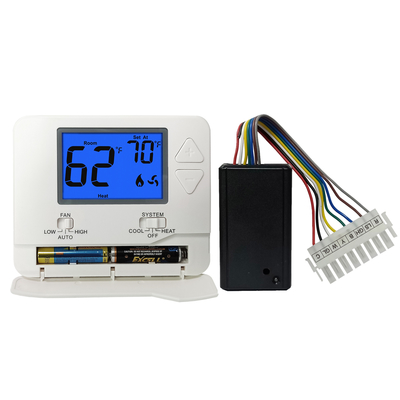 Καθολικός τοίχος θερμοστατών 24V HVAC - που τοποθετείται για το άσπρο χρώμα κρεβατοκάμαρων
