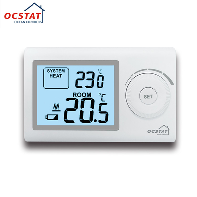 Riseem ABS LCD οθόνη 230V μη προγραμματιζόμενο θέρμανση δωματίου οικιακό θερμοστάτη