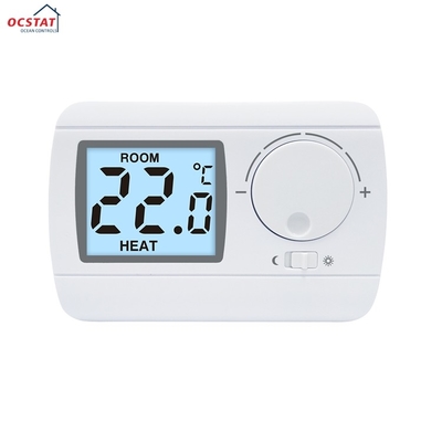 Riseem 230V LCD ABS HVAC σύστημα θερμοστάτη 1 βαθμός ακρίβεια για οικιακά λέβητα αερίου
